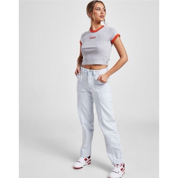 NWT Levi’s ’94 Baggy Carpenter Light Wash Straight Leg Denim Jeans - Picture 1 of 10